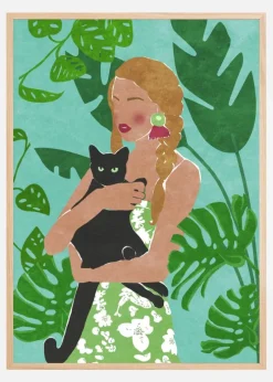 Cat Lover Plakat (21x29.7 cm (A4))