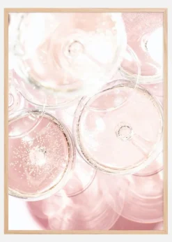 Champagne tower I Plakat (21x29.7 cm (A4))