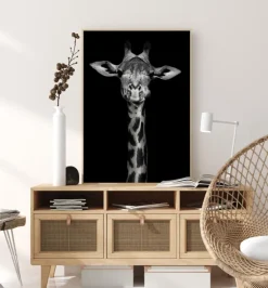 Chewing Giraffe Plakat (21x29.7 cm (A4))
