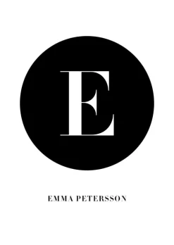 Circle capital - White (21x29,7 cm (A4))