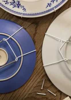 Classic Tallerkenophæng Hvid - 13-19 cm