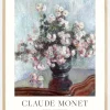 Claude Monet -Chrysanthemums Plakat (21x29.7 cm (A4))
