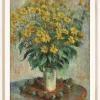 Claude Monet -Jerusalem Artichoke Flowers Plakat (21x29.7 cm (A4))