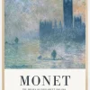 Claude Monet -The Houses of Parliament Plakat (21x29.7 cm (A4))