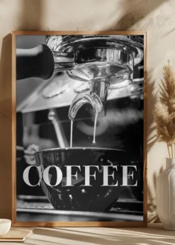 Coffee Text Plakat (21x29.7 cm (A4))