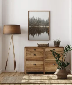 Cold Day By The Lake Plakat (21x29.7 cm (A4))