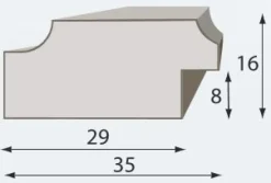 Collageramme Malmø Grå AB - 4 Billeder