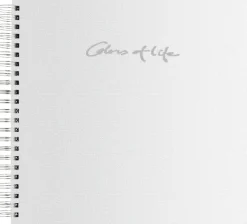 Colors of Life Hvid - 30x30 cm (48 hvide sider / 24 blade)