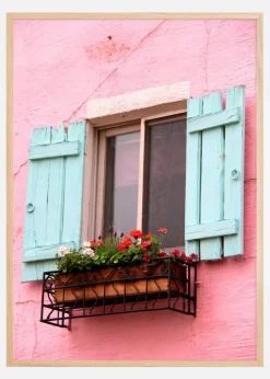 Colourful window Plakat (21x29.7 cm (A4))