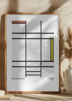 Composition in White Plakat (21x29.7 cm (A4))