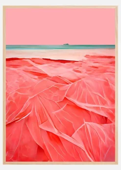 Coral Beach Plakat (21x29.7 cm (A4))