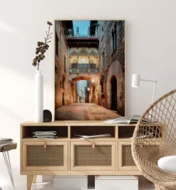 Cozy Alley Plakat (21x29.7 cm (A4))