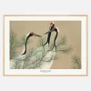 Cranes From Momoyogusa Plakat (21x29.7 cm (A4))