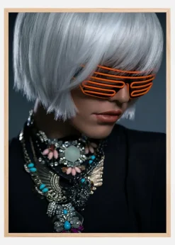 Cyber Girl Plakat (21x29.7 cm (A4))