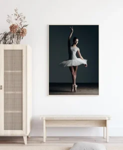 Dancer posing Plakat (21x29.7 cm (A4))