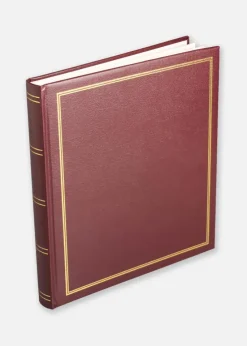 Diamant Album Selvklæbende Rød - 29x32 cm (40 sider / 20 Blade)