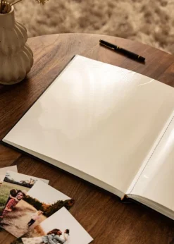 Diamant Album Selvklæbende Sort - 29x32 cm (40 sider / 20 Blade)