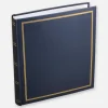 Diamant Fotoalbum Blå 27,5x32 cm (100 Hvide sider / 50 Blade)