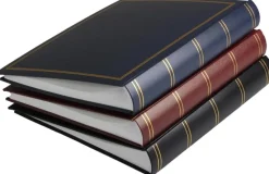 Diamant Fotoalbum Sort 27,5x32 cm (100 Hvide sider / 50 Blade)