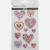 Diamond Stickers Hjerter