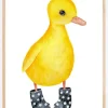 Duck in shoes Plakat (21x29.7 cm (A4))