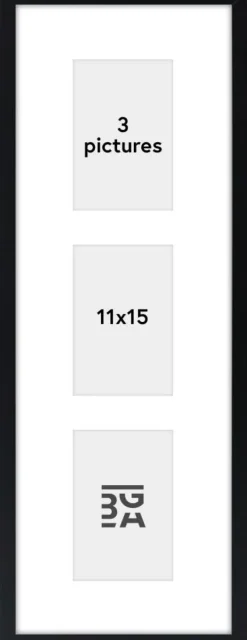 Edsbyn Collageramme V Sort - 3 Billeder (11x15 cm)