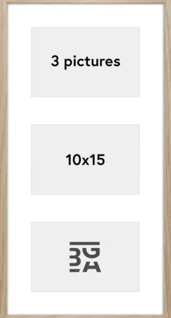 Edsbyn Collageramme XXIII Eg - 3 Billeder (10x15 cm)