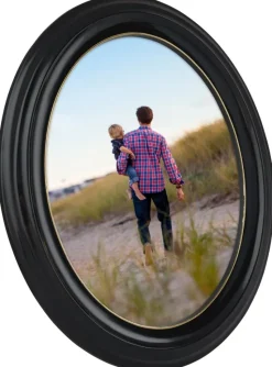 Eiri Mozart Oval Fotoramme Sort 15x20 cm