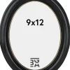 Eiri Mozart Oval Fotoramme Sort 9x12 cm