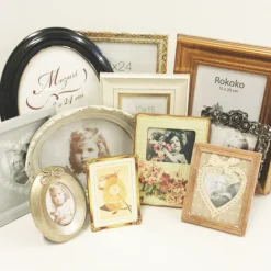 Eiri Mozart Oval Fotoramme Sort 18x24 cm