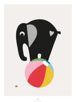 Elephant grey Plakat (30x40 cm)