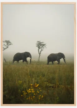 Elephant Walk Plakat (21x29.7 cm (A4))