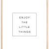Enjoy the little things Plakat (21x29.7 cm (A4))