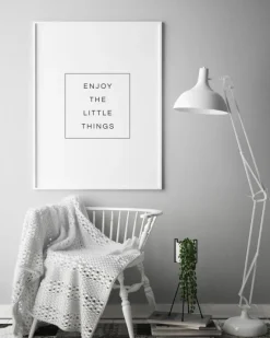 Enjoy the little things Plakat (21x29.7 cm (A4))