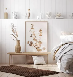 Eucalyptus Creative Gold II Plakat (21x29.7 cm (A4))