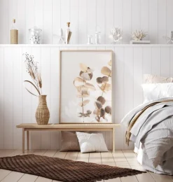 Eucalyptus Creative Gold I Plakat (21x29.7 cm (A4))