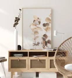 Eucalyptus Creative Gold I Plakat (21x29.7 cm (A4))