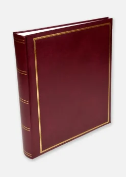 Exclusive Line Maxi Album Vinrød 30x33 cm (100 Hvide sider / 50 blade)