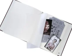 Exclusive Line Maxi Album Vinrød 30x33 cm (100 Hvide sider / 50 blade)