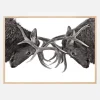 Eye to Eye - Elk fight Plakat (21x29.7 cm (A4))