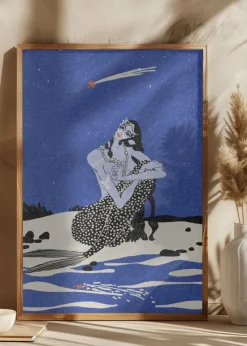 Falling star Plakat (21x29.7 cm (A4))