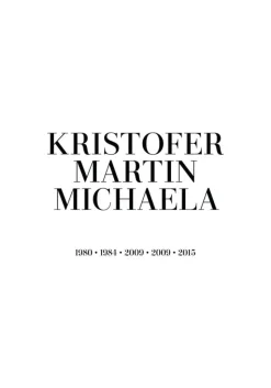 Familietavle - 3 Navn & Fødselsår - Hvid (21x29,7 cm (A4))