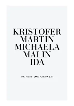 Familietavle - 5 Navn & Fødselsår - Grå (21x29,7 cm (A4))