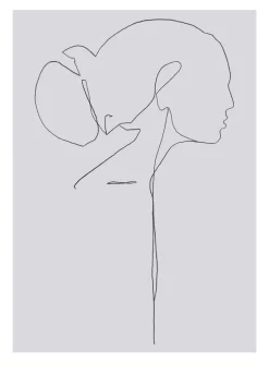 Female lines II Plakat (21x29.7 cm (A4))