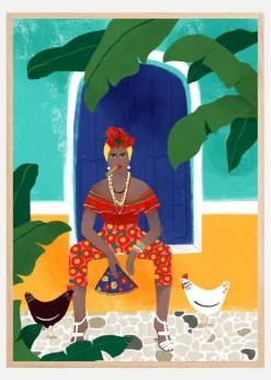 Femm au cigare Plakat (21x29.7 cm (A4))