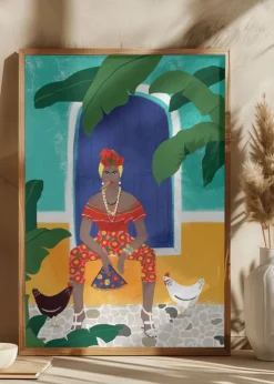 Femm au cigare Plakat (21x29.7 cm (A4))