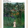 Femme Se Promenant Dans Une Foret Exotique Plakat (21x29.7 cm (A4))