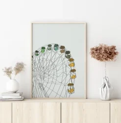 Ferris Wheel Plakat (21x29.7 cm (A4))