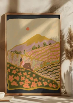 Field Of Flowers Plakat (21x29.7 cm (A4))