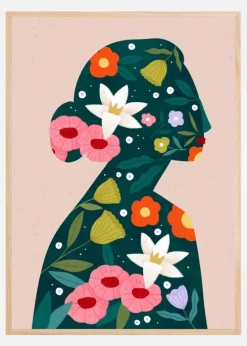 Filled With Flowers Plakat (21x29.7 cm (A4))